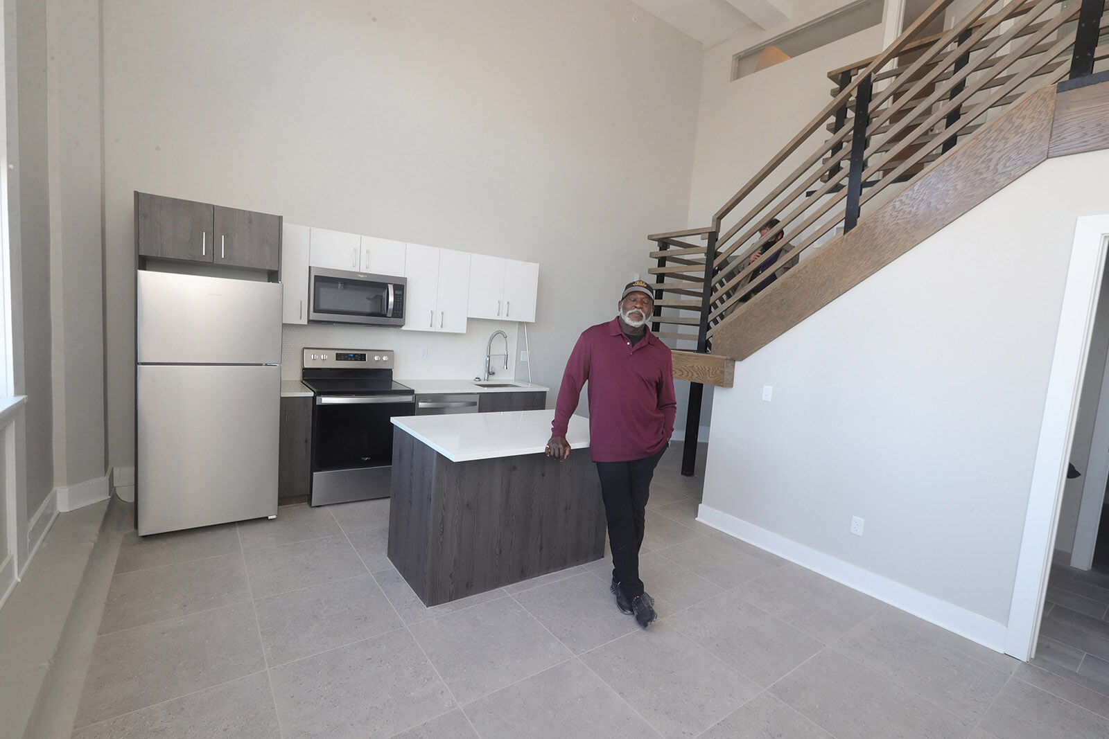 A two-bedroom unit